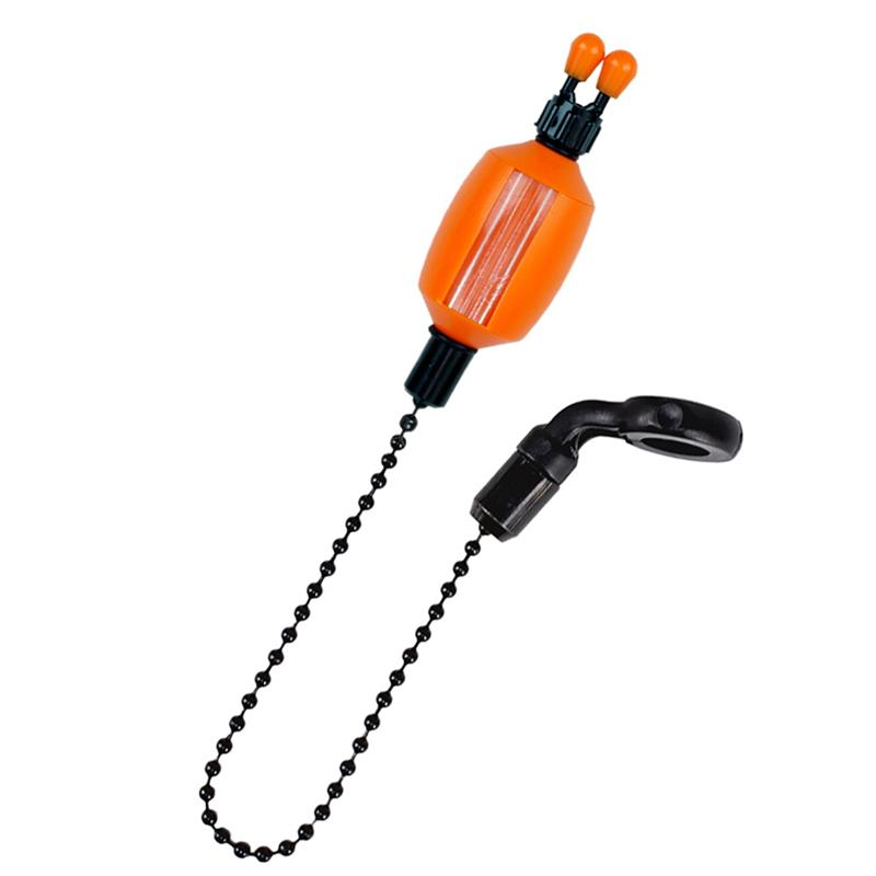 

ABMH-Carp Fishing Accessories 1PCS Bit Bite Alarm 5-Color Clear Plastic With Line-Safe Clips Swings Orange помаранчевий