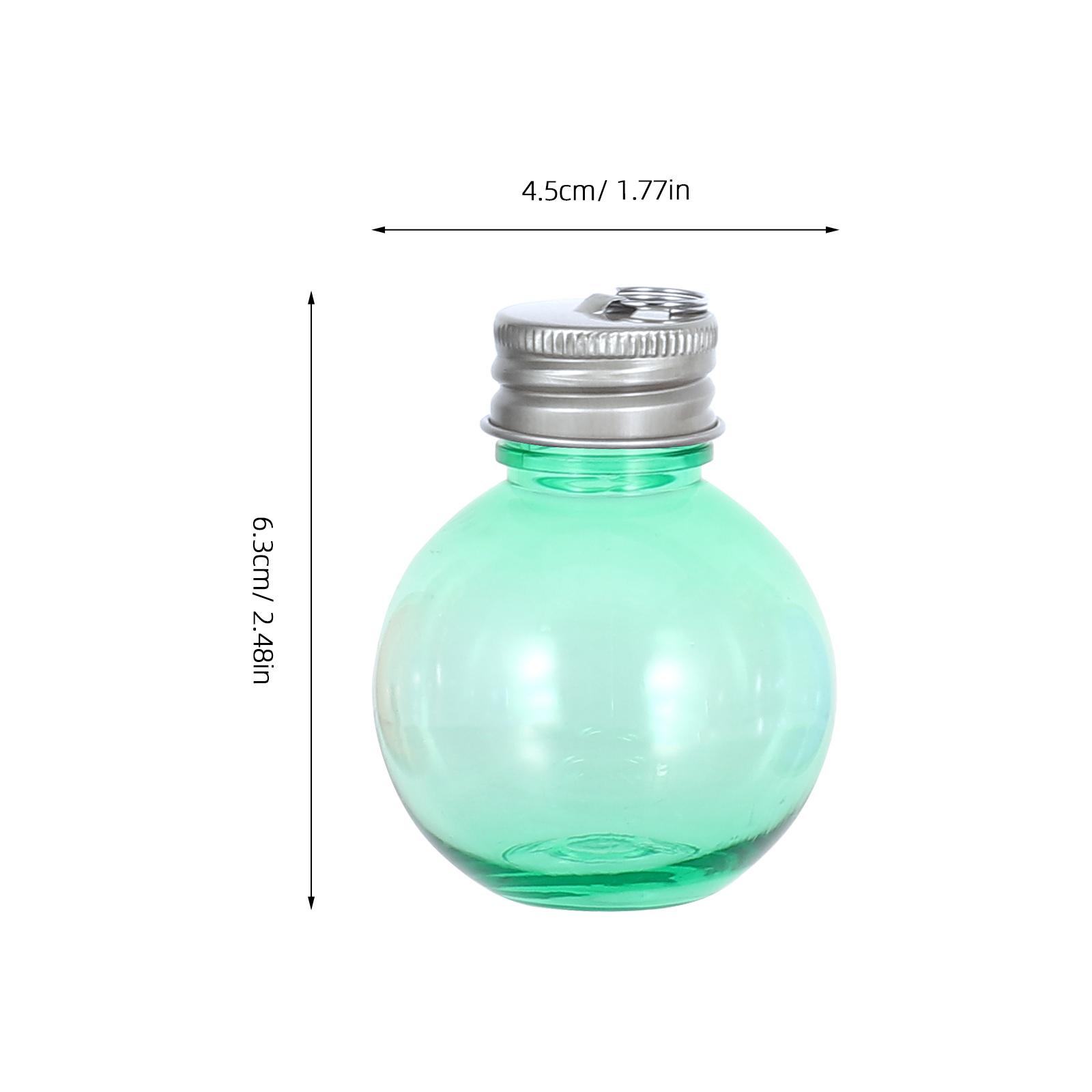 

10Pcs Clear Christmas Ornaments Balls Refillable Globe Drink Bottles Holiday Party Hanging Decorations Candy Cookies Wishes