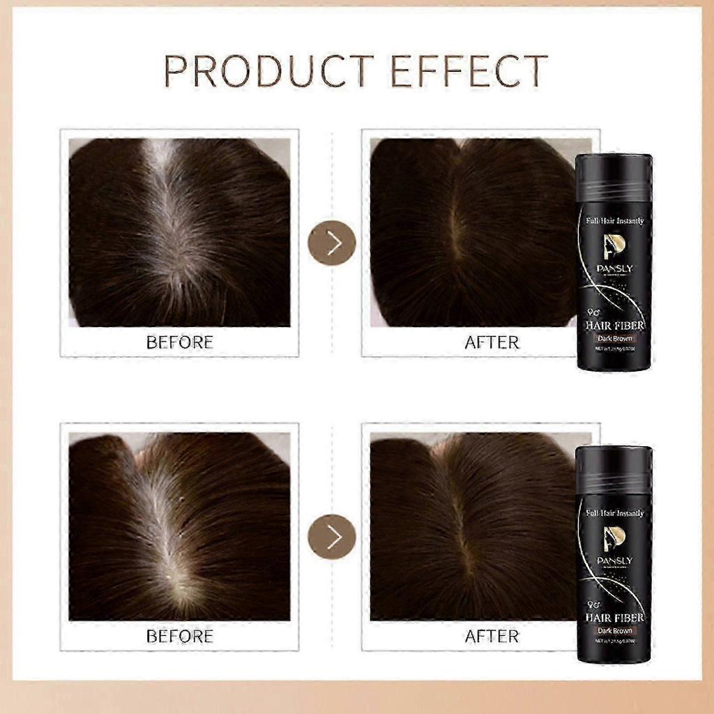 Hair Styling Powder, Volume Powder, Instant Hair Powder, Matte Effect Texturizing Hair Powder, Hair Building Fibres Keeps Hair Soft and Fluffy All Day
