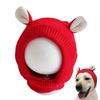 Winter Warm Pet Knitted Hat Noise Protection Pet Ears Covers Knitted Hat Anxiety Relief Earmuffs For Small Medium Puppy Accessor