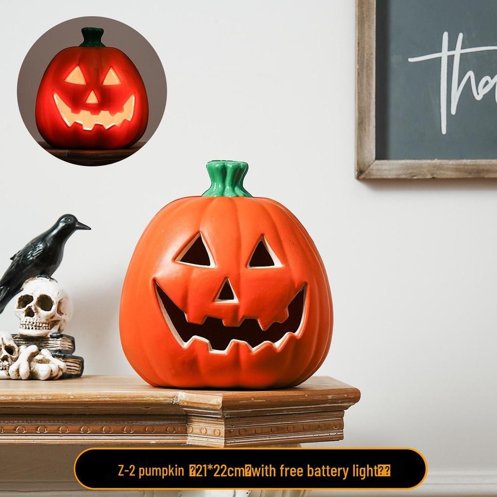 Große Halloween-Kürbis-Laterne für Innen-/Außen dekoration