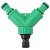 2 Way Garden Water Pipe Connectors Pipe Adapter Y Shape Hose Splitter Valve Three Way Plastic Valve With Switch