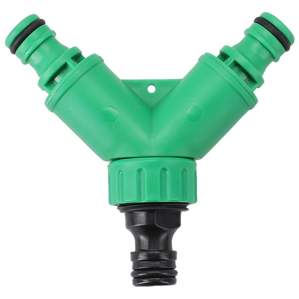 2 Way Garden Water Pipe Connectors Pipe Adapter Y Shape Hose Splitter Valve Three Way Plastic Valve With Switch