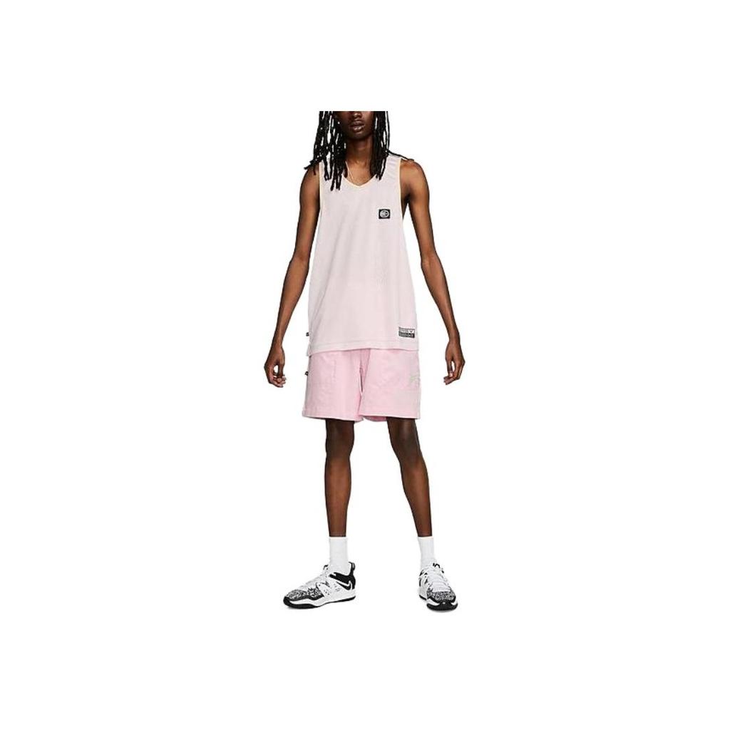 Nike Logo Letter Print Lace Pocket Casual Shorts Men shorts Pink DX0203-663