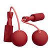 6.5cm Cordless Jump Rope with Heavy Ball Dual Bearing Silent Fitness Wire Rope for Indoor Sports