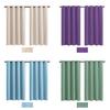 Contemporary Solid Color Curtains With Heavy Light Blockage For Bedroom And Lounge