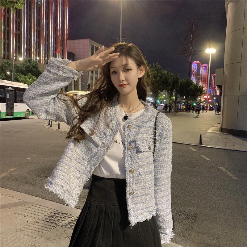Women's French Noble Bouclé Slimming Cardigan Jacket - 2026 Spring/Autumn Collection