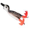 Duck Topwater Fishing Bait Soft Double Propeller Floating Duckling Swimming Lures 3D Duck Topwater Fishing Lure Soft Bait