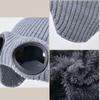 Skiing Children Winter Hat Scarf Set Kids Beanie Goggles Ears Protection Child Hats Girls Boys