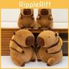 Capybara Baked Backpack Stuffed Toy Cuddly Sleeping Doll Children Gift Birthday