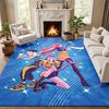 Kpop Demon Hunters Carpet Door Mat for Living Room or Bedroom Protective Mat Under Chair Office Decoration Christmas Gift Birthday Present