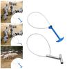 Adjustable Pig Catcher Pole Stainless Steel Animal Holder Catcher Tool for Accessories for Pigs Farm Handling