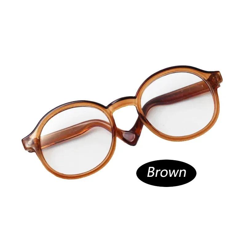 For Blythe Labubu Ob22/Ob24 Doll Glasses 20Cm 15Cm Cotton Doll Star Doll Transparent Glasses Accessories
