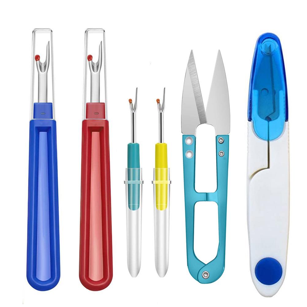 Sewing Seam Opener Set Sewing Thread Ripper Thread Cutter  For Sewing Crafting Needlework Embroidery Tool Random Color
