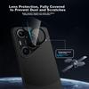 Phone Case for Huawei Pura70Pro, for Huawei Pura70Pro/P70Pro+, Color-Block Frosted Protective Case with Full Lens Protection And Shockproof, Black