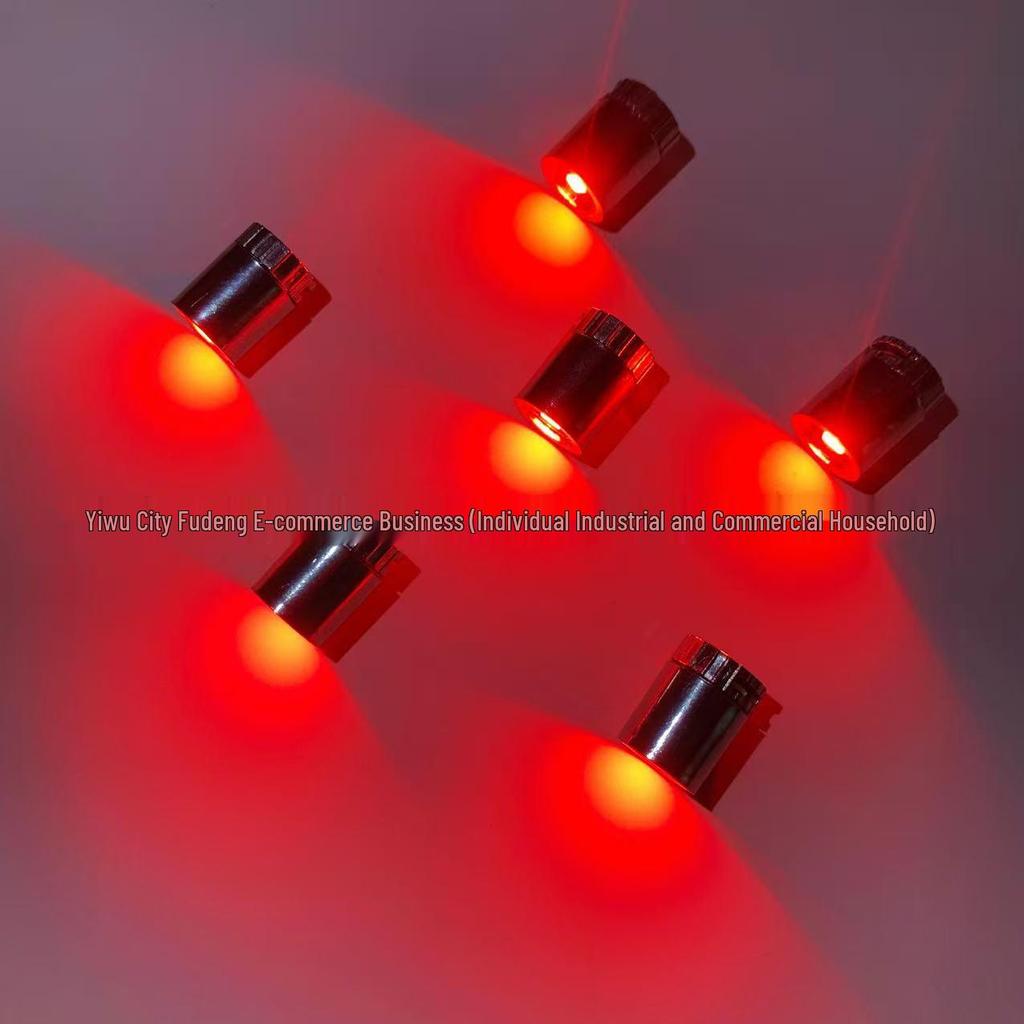 Electroplated LED Rotating Pen Light - DIY Mini Decorative Light in Warm & White Colors