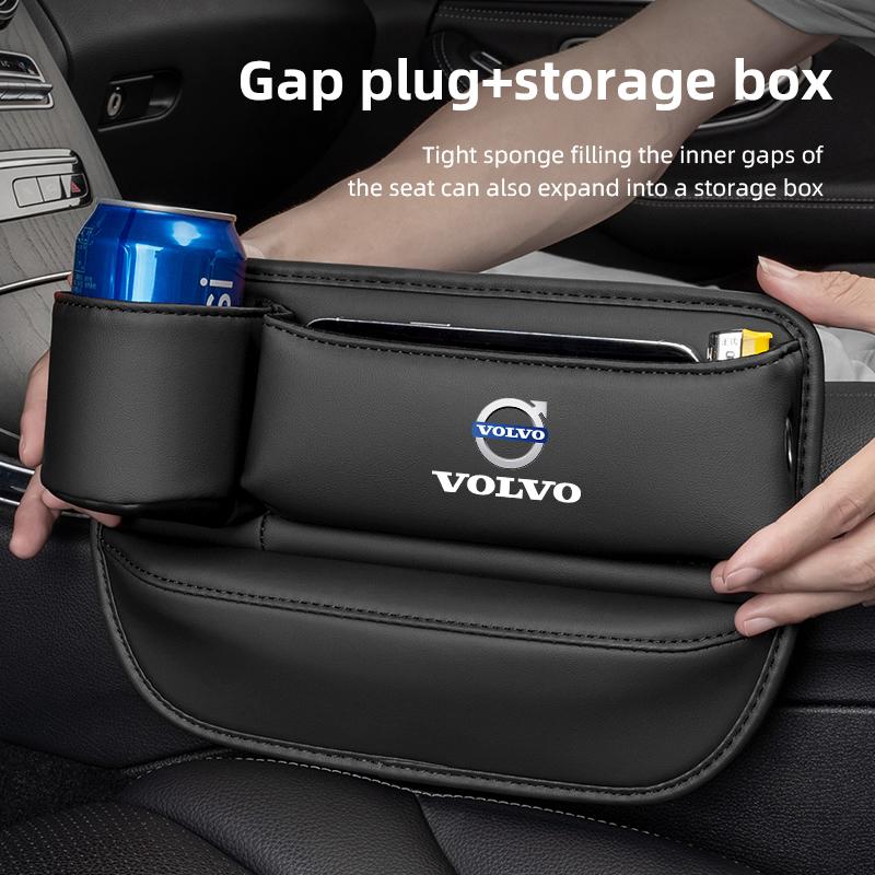 Car Leak Proof Storage Box Auto Seat Gap Phone Key Boxes For Volvo Xc60 Xc90 V40 V60 S60 XC40 V50 V90 S80 C40 V70 XC70 C30 EX90