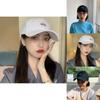 Stylish Cotton Blend Baseball Cap Breathable Summer Embroidered Letter Design