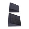 2PCS Outdoor Solar Wall Lights with Microwave Motion Sensor IPX5 Water Proof 2 Modes 6 12H Illumination for Garden