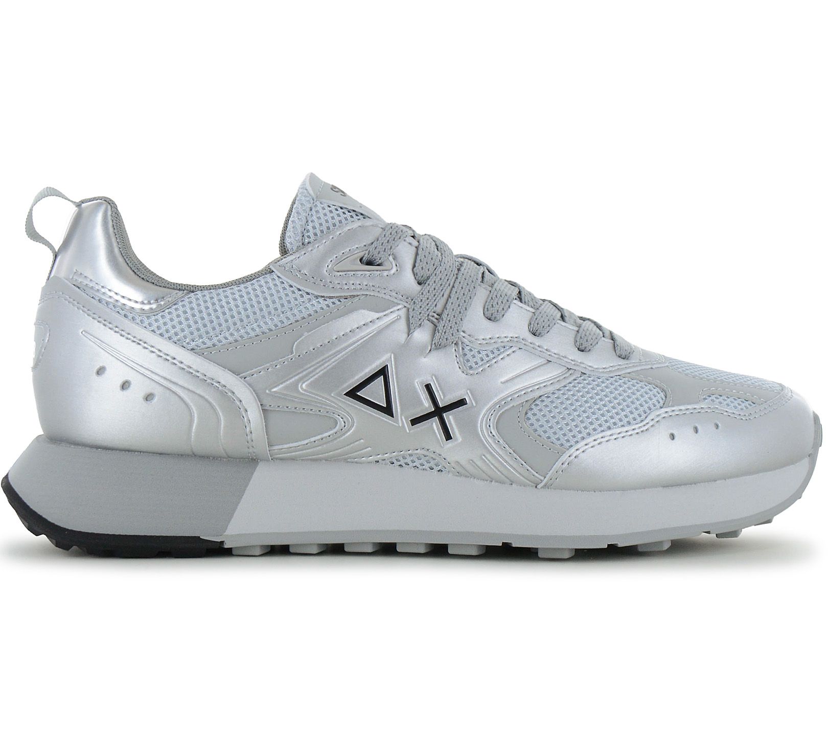 

SUN68 Jaki 2.0 Silver Mesh - Men s Sneakers Shoes Silver Z36119-44 ORIGINAL EU 43 серебряный