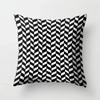 High-grade Black and White Geometric Irregular Pattern Pillowcase Office Living Room Home Pillowcase Car Ornaments