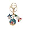 Cute Alloy Astronaut Keychain Pendant