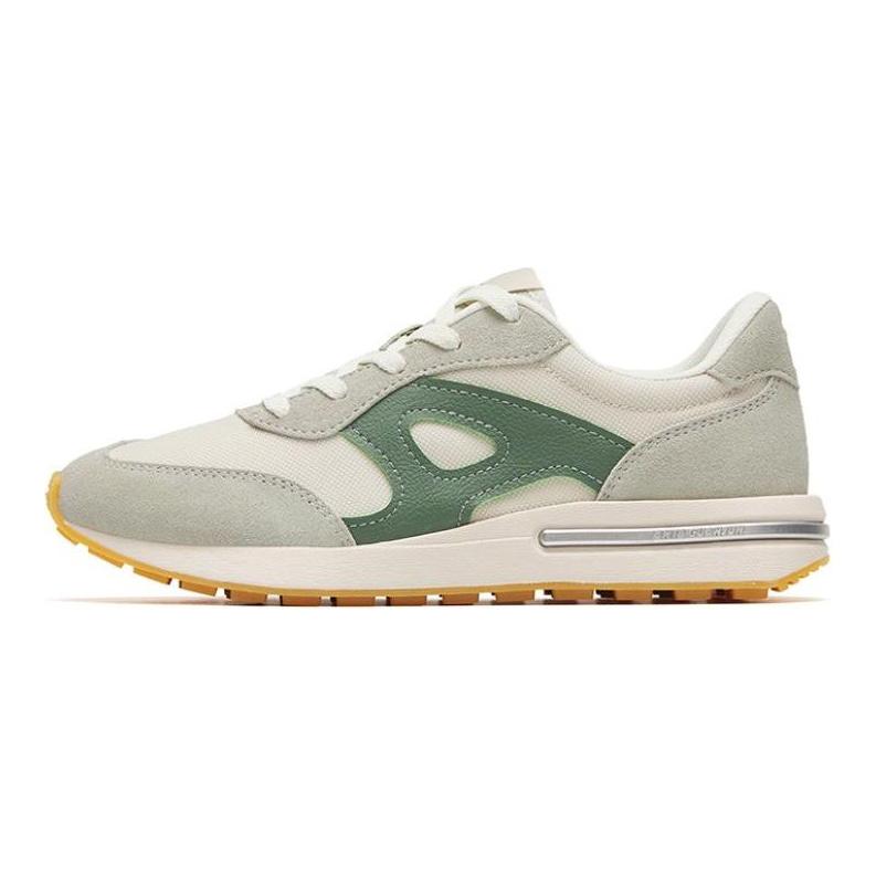Anta Champion Series Shock Absorbing Wear Resistant Low Top Sports Casual Shoes Women Sneakers Light-Blue Gray 122248815A-1