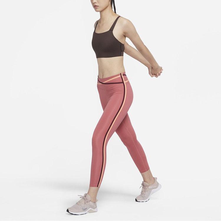 Nike Medium Support Sports Bra Women Underwear Brown CJ0545-203