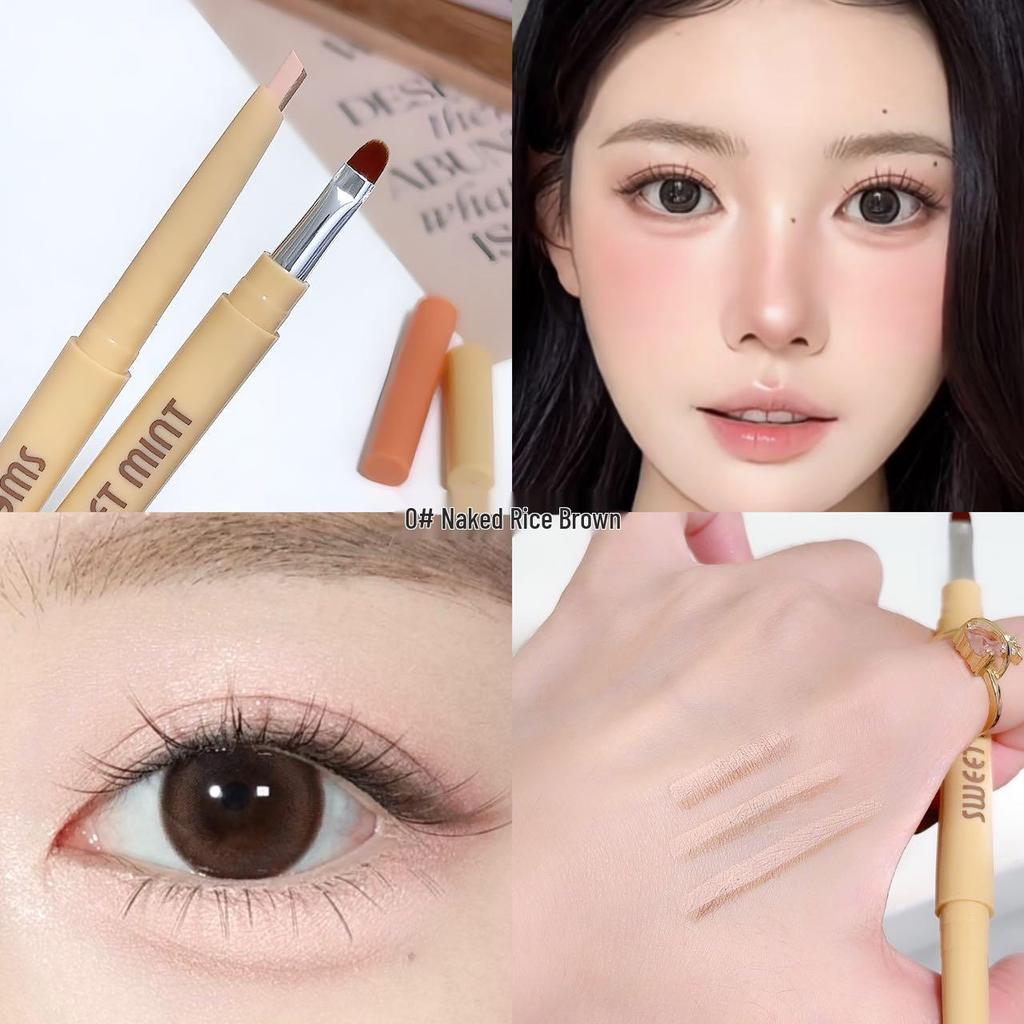 SweetMint Dual-Ended Under-Eye Concealer and Brightener: Silky, Natural, and Luminous Shadow Corrector.