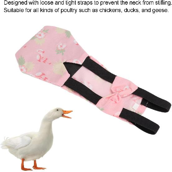 Chicken Diapers for Hens, Bantam Hens Diapers for Pet Ducks Pet Duck Supplies Goose Clothes Reble Washable Pet Diapers with Bow Tie Nylon Buckle for