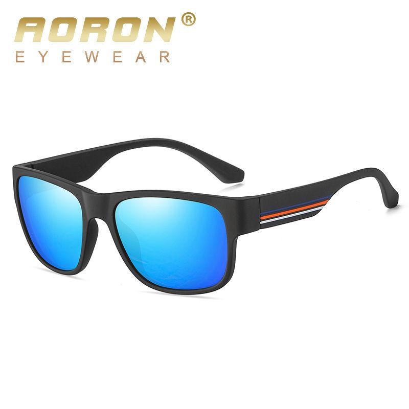 aoron Colorful Polarized Sunglasses Sport Fishing Driving Running Sunglasses UV400 Anti Glare Eyewear for Men Women
