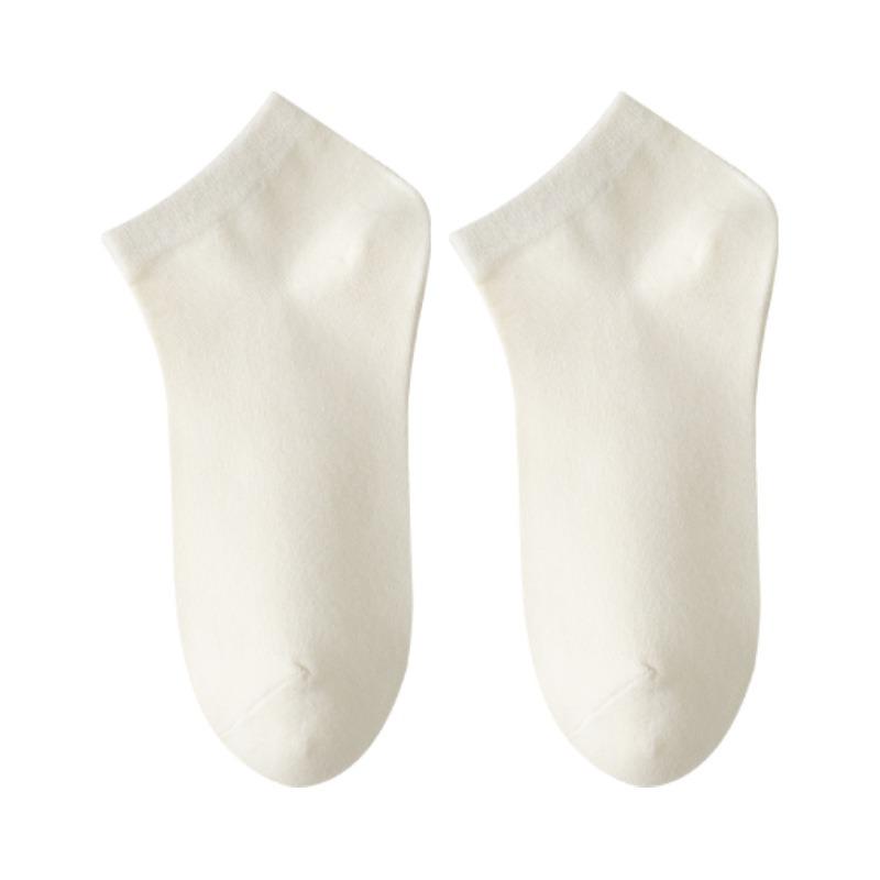 Summer Women's Thin Short Socks, Pure Cotton Sweat-absorbing Boneless Socks, All-cotton Women's Socks, Spring and Summer Candy-colored Socks