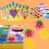 DIY Self-adhesive Glitter Foam Paper EVA A4 Handcraft Cutters Paper Flash Colorful Cardstock Decorations