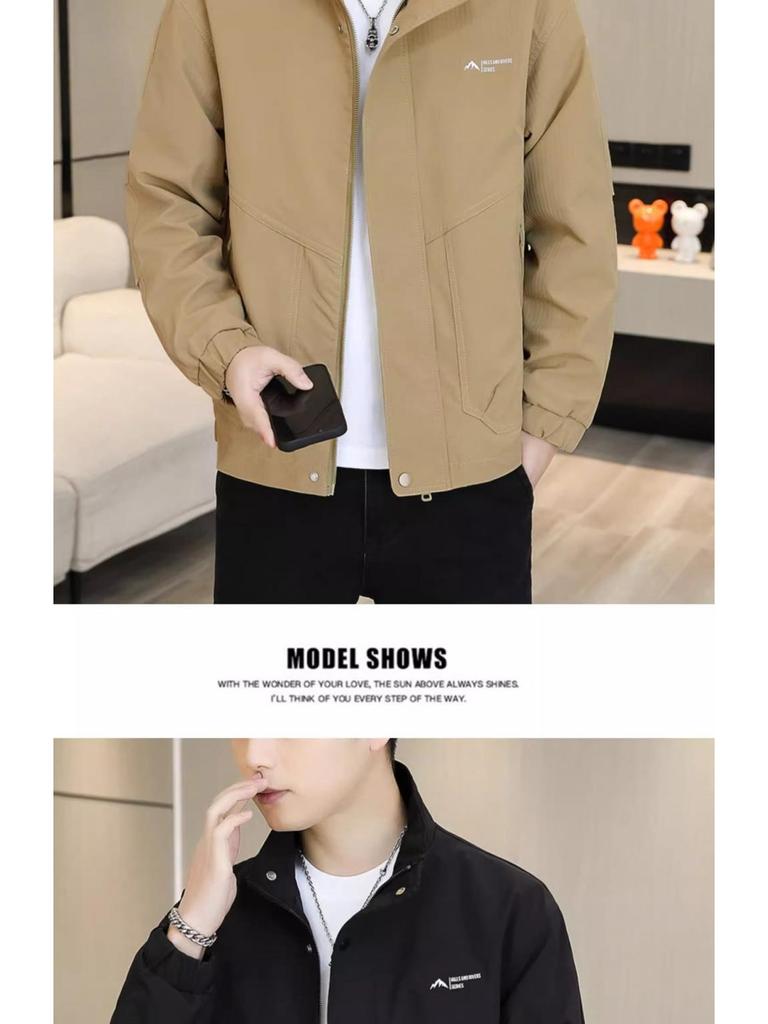 Herren Casual Vielseitige Jacke - Frühling/Sommer 2025 Stilvolle Dünne Oberbekleidung für Reife und Trendige Looks