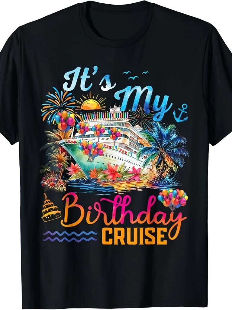 This Is My Birthday Cruise Shirt, Cruise Vacation Birthday Party T-shirt, Hoodie, Everyday Sportswea