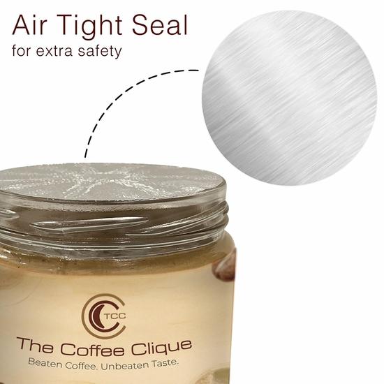 The Coffee Clique | Hello Hazelnut | Beaten Coffee Paste | Cafe Like Cappuccino At Home | 145 Grams | Flavoured Coffee