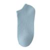 Men's Casual Cotton Ankle Socks: All-Season, Solid Colors, Sweat-Absorbent, Breathable, Non-Slip, Invisible.