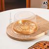10Pcs Transparent Cake Box Set 4 6 8 10 Inch Reusable Round Birthday Wedding Bakery Container for Pastries and Sweets