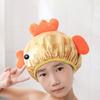 Bath Hair Hat Cartoon Design Waterproof Double Layer Elastic Band Hair Protection Nerdy Koala Cute Kids Bathing Hat Home Supply