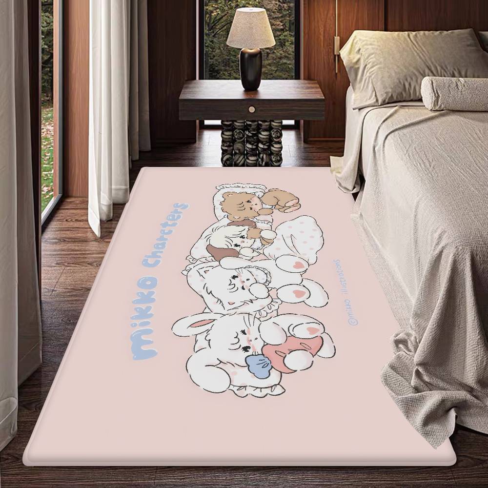 M-Mikko C-Characters Room Mats Cheaper Anti-slip Modern Living Room Balcony Printed Welcome Rug