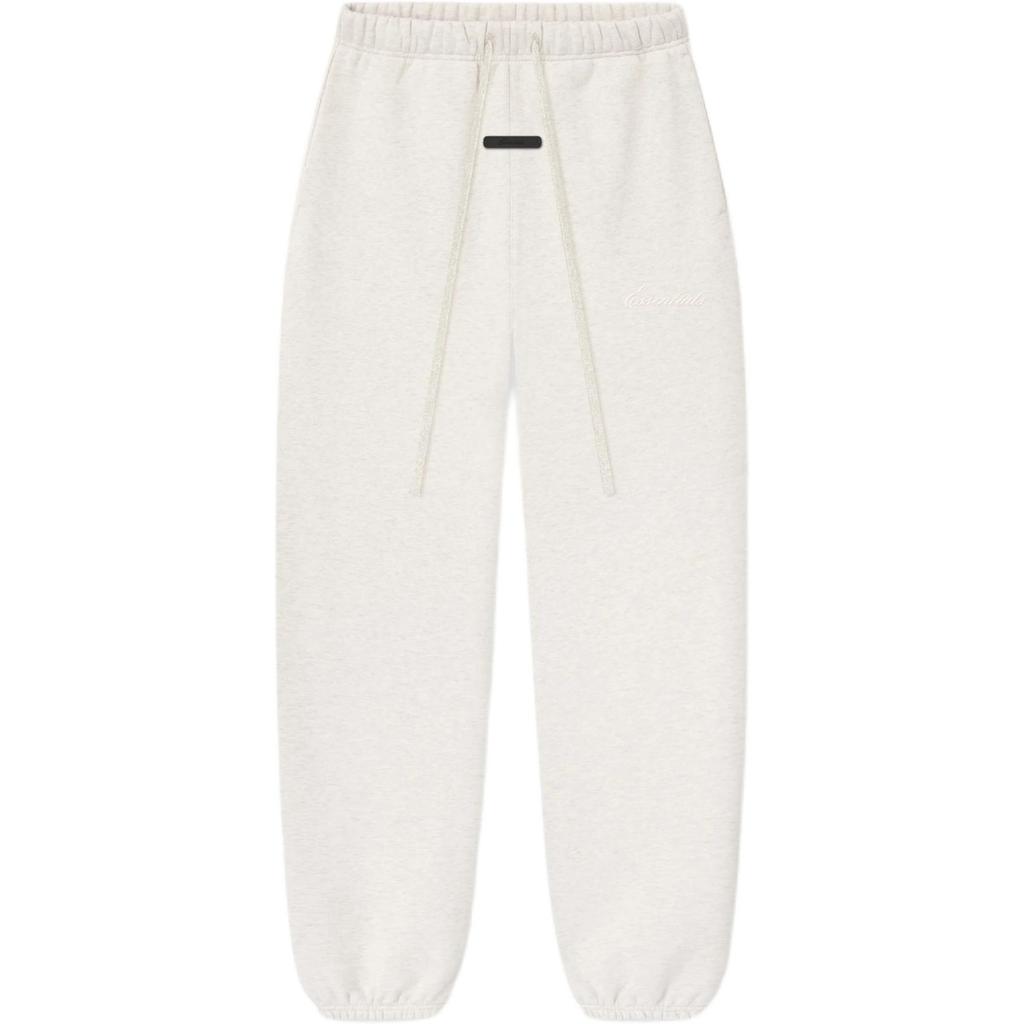 Fear of God Essentials Signature Slim Sweatpant Oatmeal Heather Women Bottoms Cream 130SP265024FW