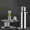 316 Stainless Steel Men's Large Capacity Insulated Outdoor Travel Mug with Tea & Water Separation, Custom Logo