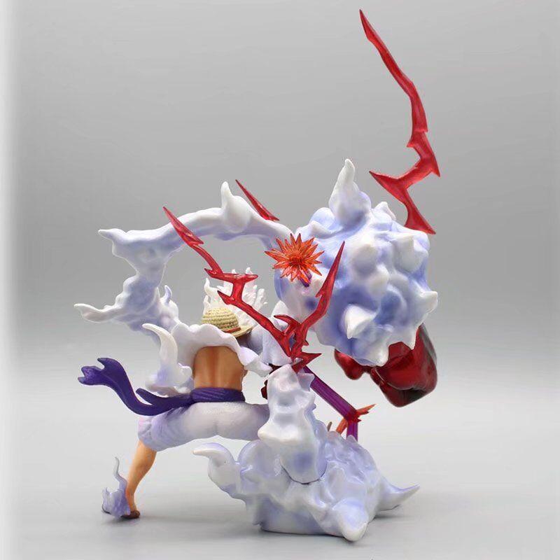 28cm Nika Luffy Gear 5 Figure Sun God  Action Figurine Statue Collectible Model Doll Anime Figures Toys Kids Gift