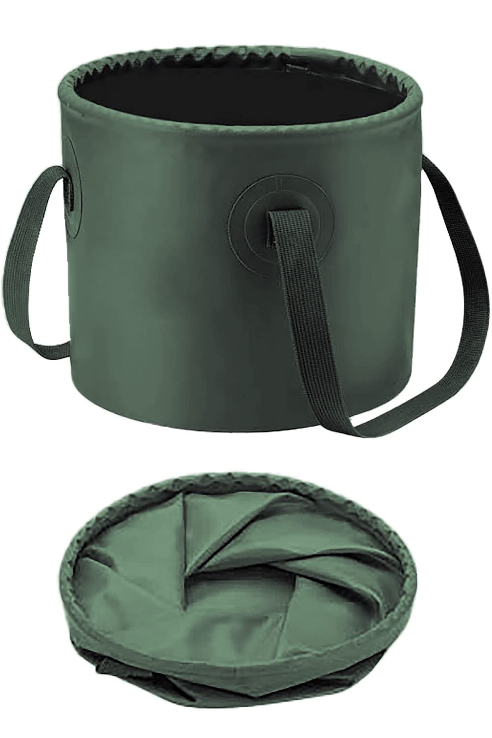 

Foldable bucket, large capacity, 20 liters, green (greenkhaki), waterproof Dimensions 33cm diameter x 24cm height, 320g Uses Outdoor, folding