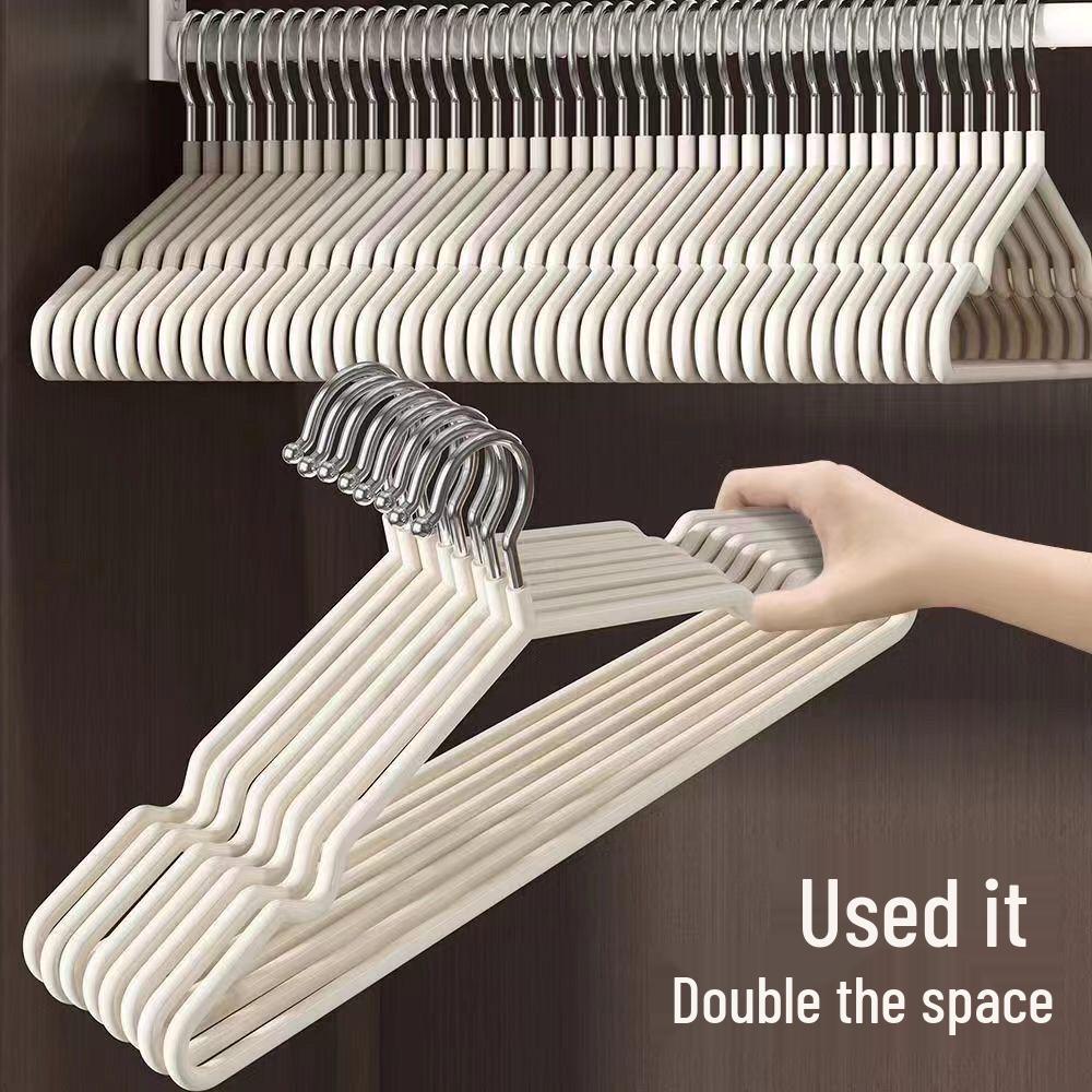 

Thickened Non-Slip Clothing Hangers for Student Dorms and Households Wholesale Pack [60 pieces]