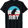 Rat Vintage Retro Silhouette Gift T-Shirt