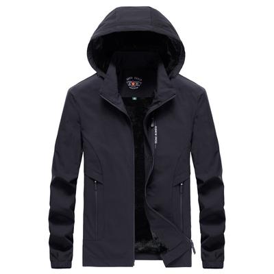 Autumn and Winter Outdoor Sports Windproof Warm Jacket Jacket Fleece Large Size Casual Men's Jacket