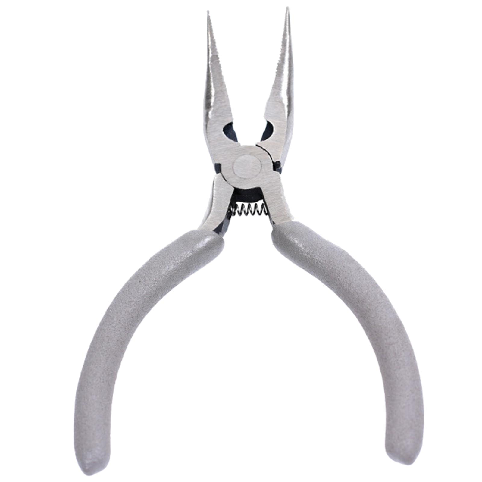 

Плоскогубцы для изготовления ювелирных изделий Эргономичные плоскогубцы с изогнутым носом Металлические плоскогубцы для ювелирных изделий для бисероплетения и рукоделия Многофункциональные плоскогубцы 1pc