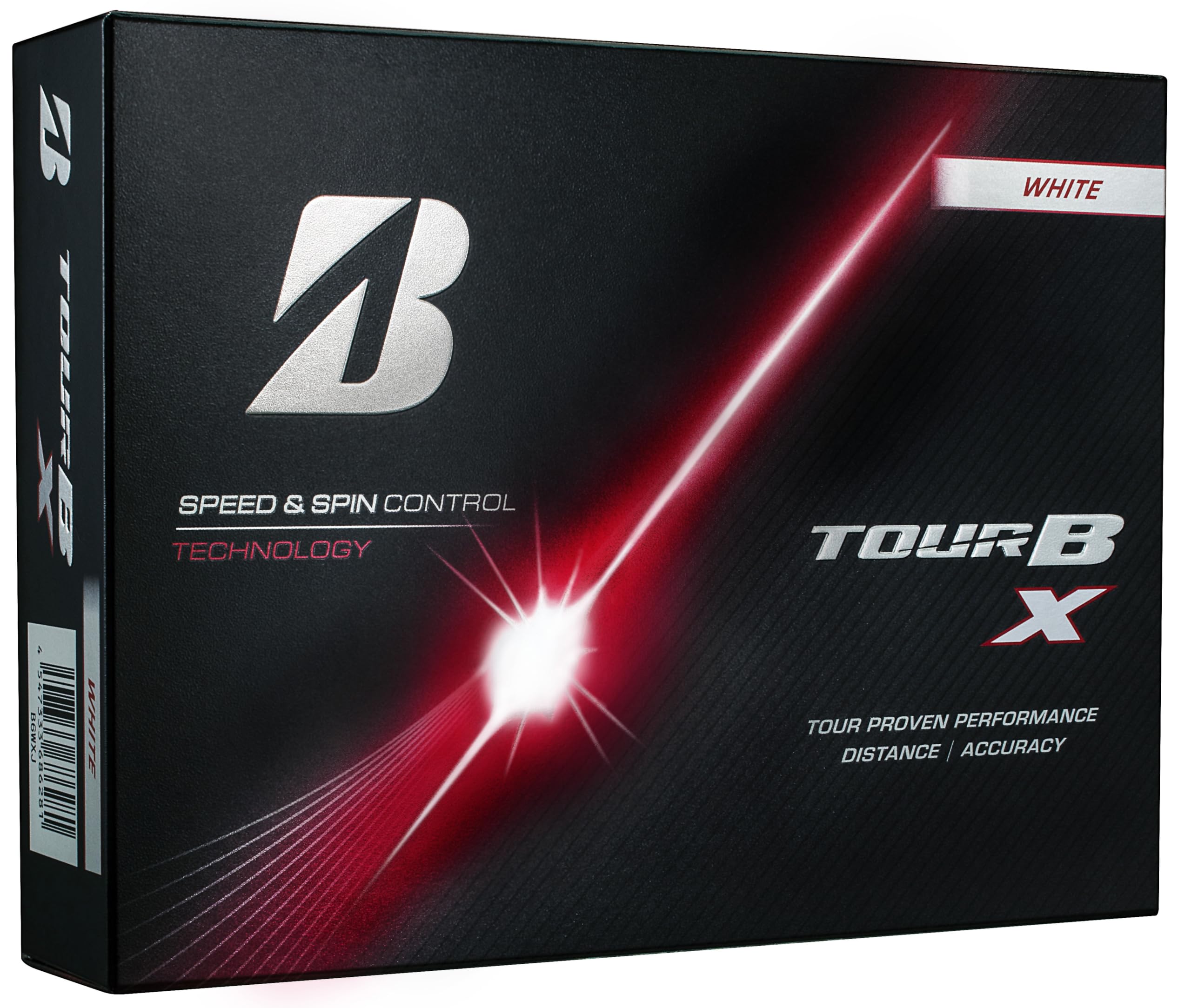 BRIDGESTONE TOUR B X Golf Balls, 2026 Model, 12-Pack, White (B6WXJ)