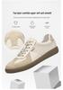 Men's Plus Size 46 German Quality Casual Color Block Genuine Leather Sneakers